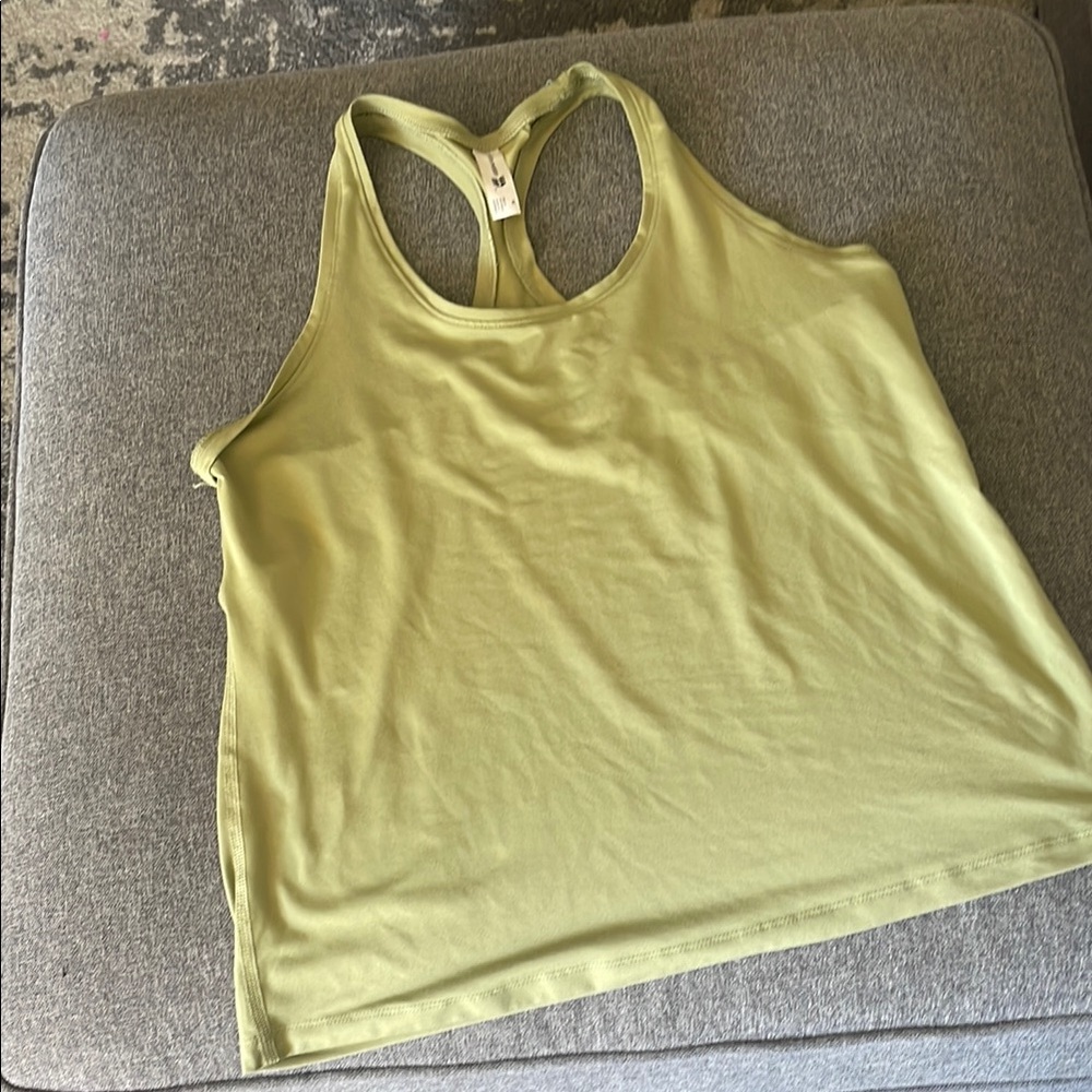 All in Motion Yellow Sleeveless Tank Top